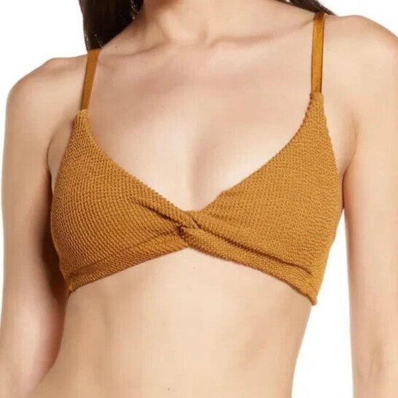 Good American Other - NWT Good American Bronze Crinkle always fit twist top small